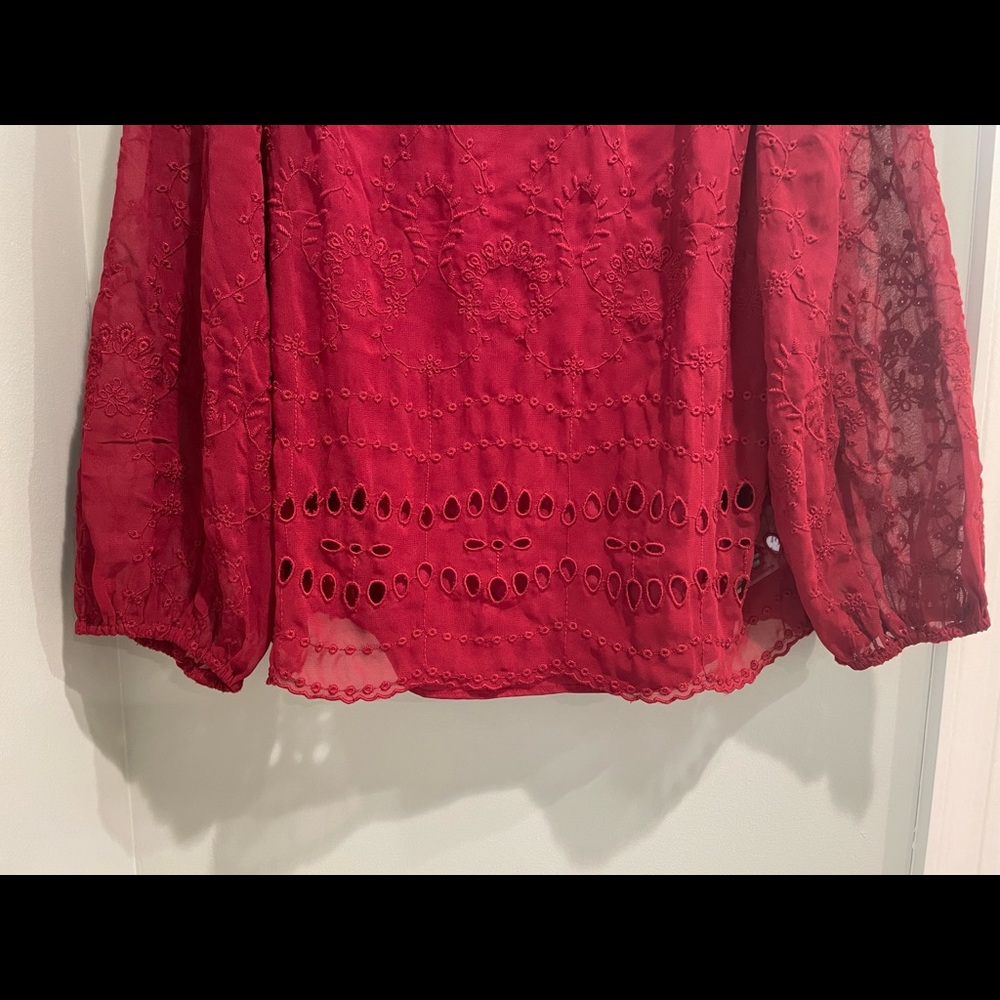 JCrew Embroidered‎ Top- XS - Picture 3 of 9